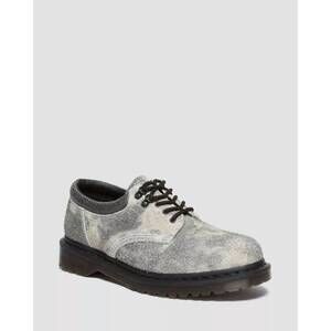 NEW DR. MARTENS unisex stonewashed suede casual shoes in grey